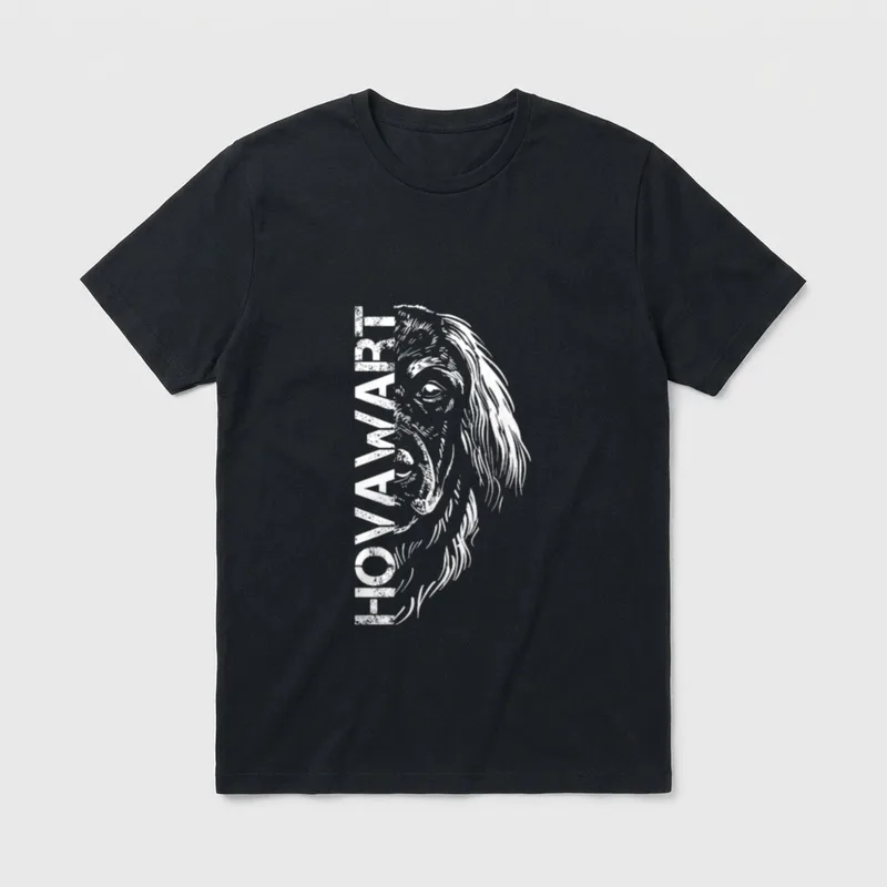 Hovawart Hund Hovawart Hunde T-Shirt 0026 – Klassisches T-Shirt in Schwarz