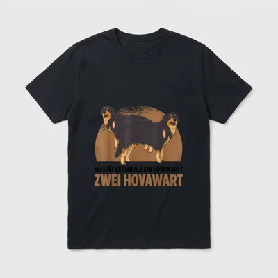 Was ist besser Hovawart T-Shirt – Klassisches T-Shirt in Schwarz