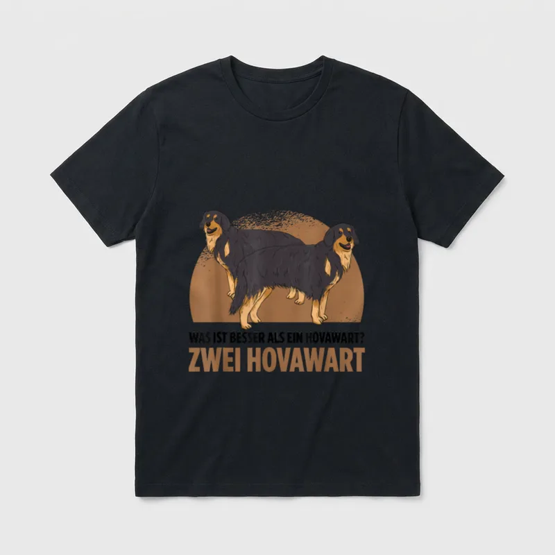 Was ist besser Hovawart T-Shirt – Klassisches T-Shirt in Schwarz
