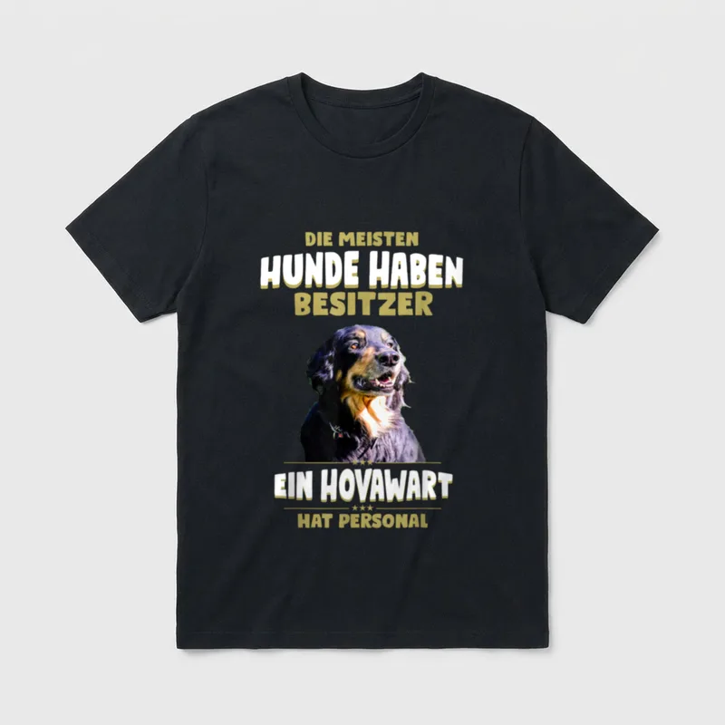 Hovawart Hovawart Hund T-Shirt 0029 – Klassisches T-Shirt in Schwarz
