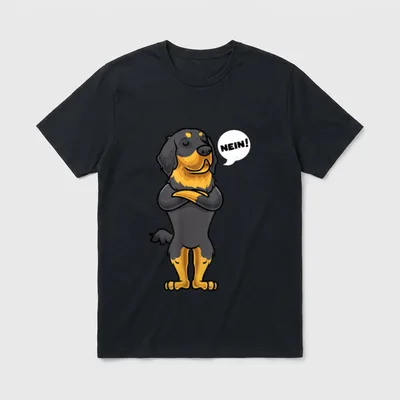 Sturer Hovawart Hund lustig T-Shirt – Klassisches T-Shirt in Schwarz