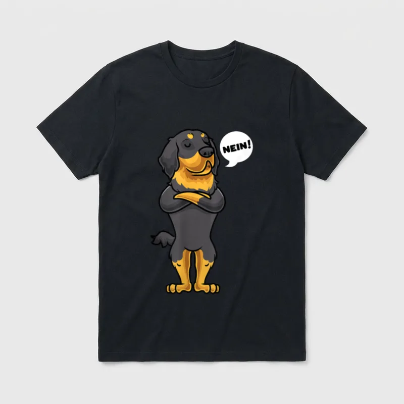 Sturer Hovawart Hund lustig T-Shirt – Klassisches T-Shirt in Schwarz