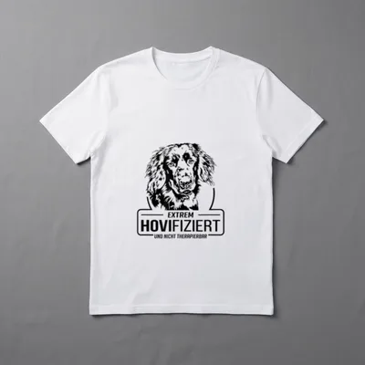 Lustiger Hovawart Hovifiziert Hunde T-Shirt – Klassisches T-Shirt in Schwarz