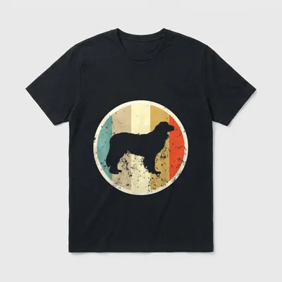 Retro Vintage Grunge Style Hovawart T-Shirt – Klassisches T-Shirt in Schwarz