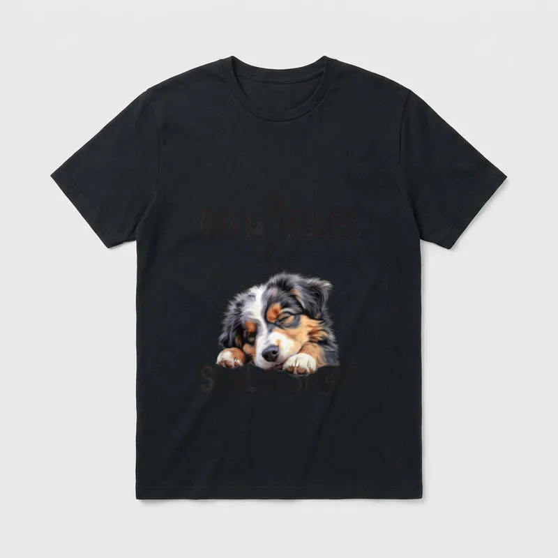 Miniature American Shepherd Offizielles T-Shirt – Klassisches T-Shirt in Schwarz