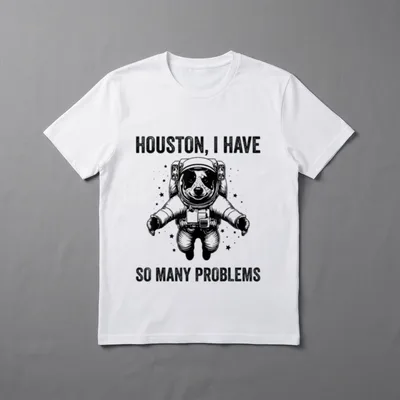 Houston Problem Australian Cattle T-Shirt – Klassisches T-Shirt in Schwarz