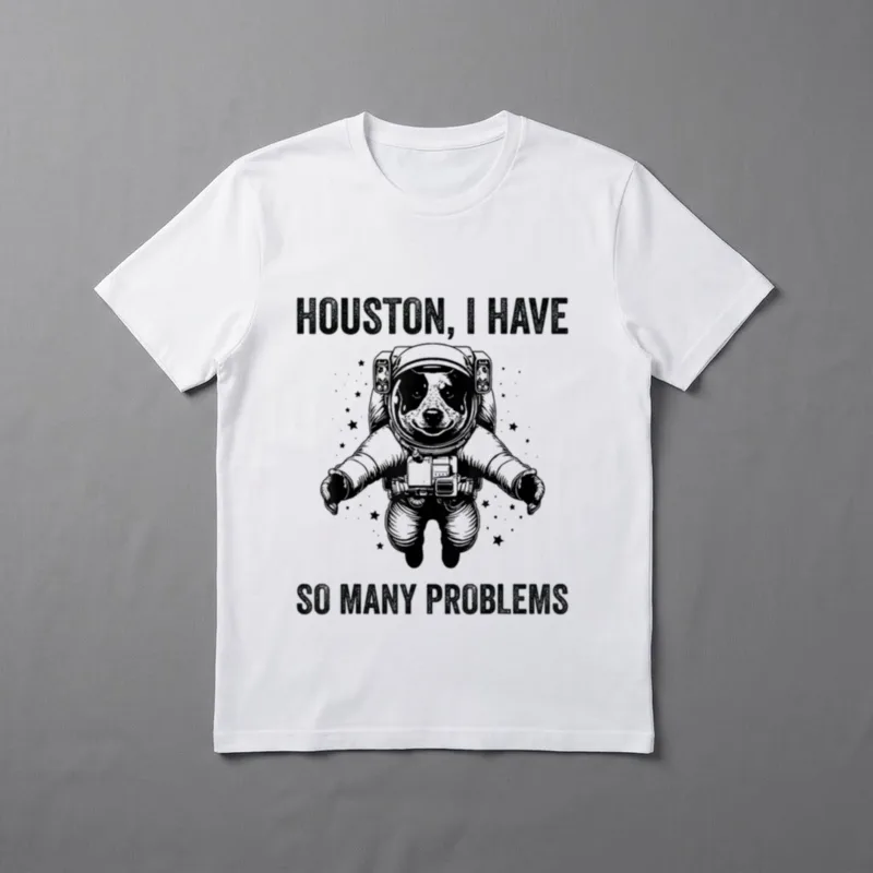 Houston Problem Australian Cattle T-Shirt – Klassisches T-Shirt in Schwarz