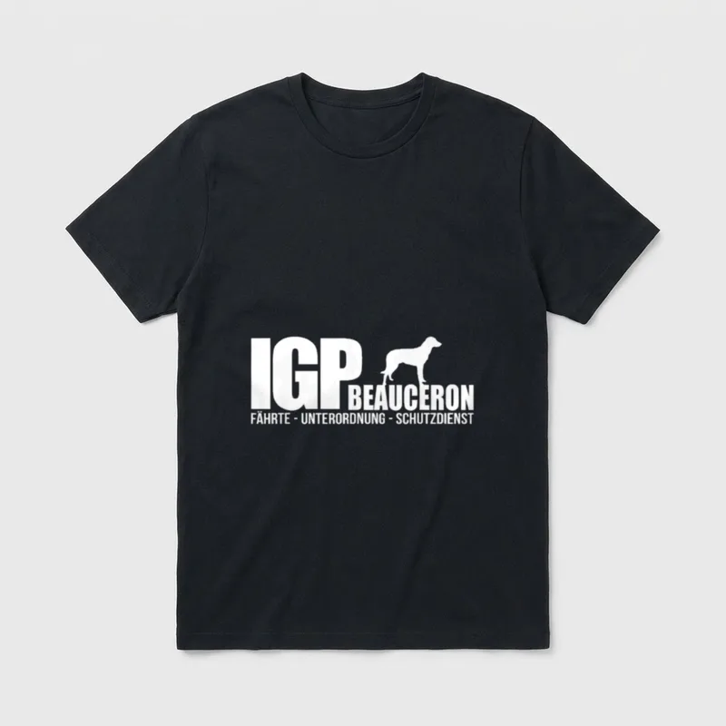 Beauceron IGP Hundesport Hund T-Shirt – Klassisches T-Shirt in Schwarz