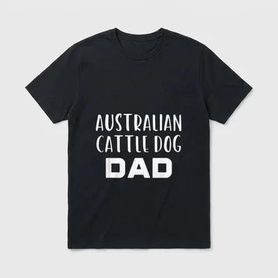 Australian Cattle Dog Dad T-Shirt – Klassisches T-Shirt in Schwarz
