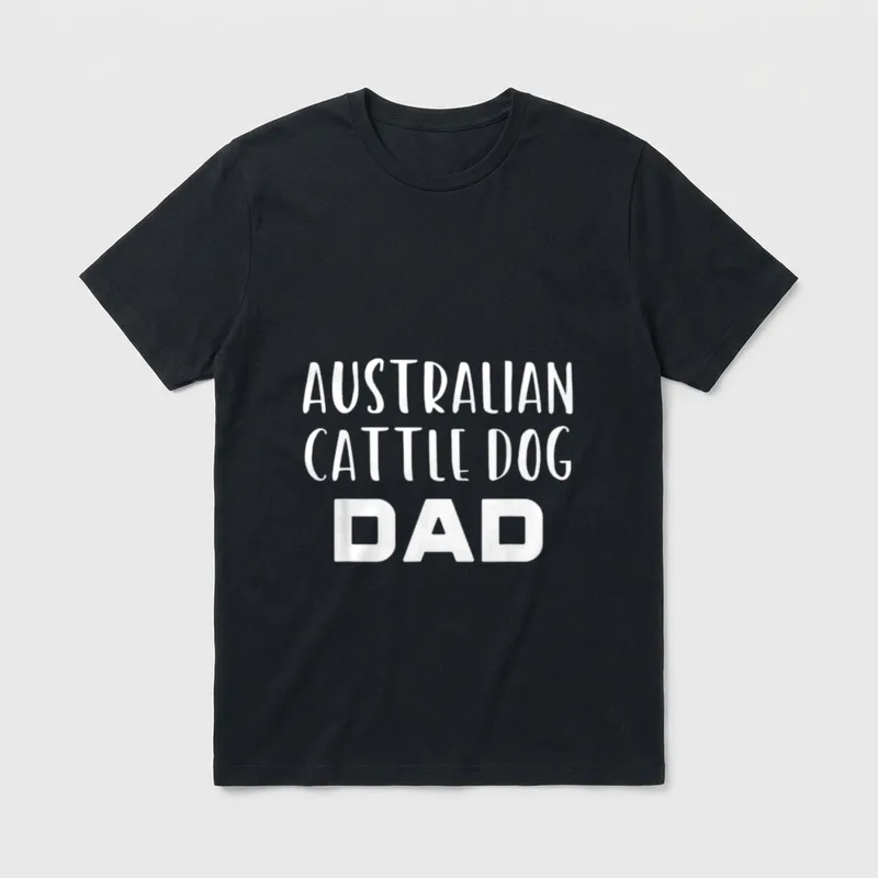 Australian Cattle Dog Dad T-Shirt – Klassisches T-Shirt in Schwarz