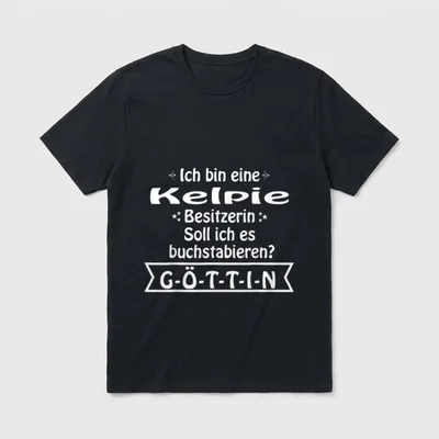 Kelpie Kelpie Hund Weitere Hütehunde T-Shirt – Klassisches T-Shirt in Schwarz