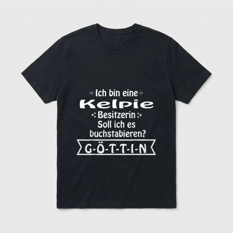 Kelpie Kelpie Hund Weitere Hütehunde T-Shirt – Klassisches T-Shirt in Schwarz