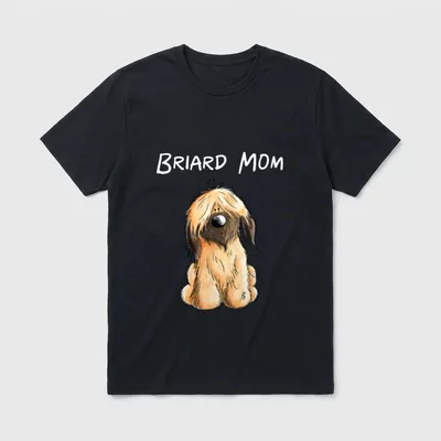 Briard Mom I Berger T-Shirt – Klassisches T-Shirt in Schwarz