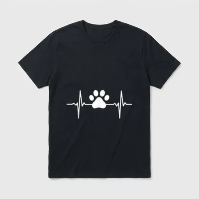 Geschenke Hund Motive Katzen T-Shirt – Klassisches T-Shirt in Schwarz