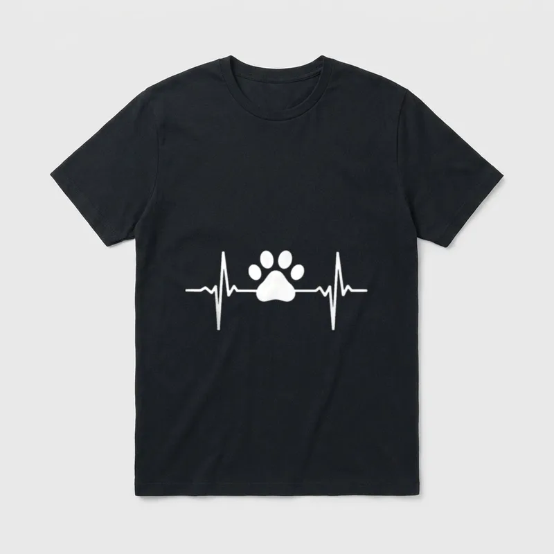 Geschenke Hund Motive Katzen T-Shirt – Klassisches T-Shirt in Schwarz