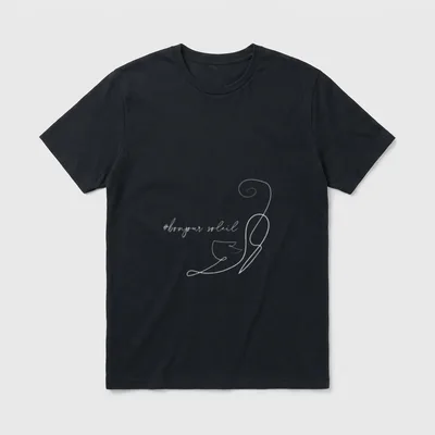 Yoga für Frauen Yoga T-Shirt – Klassisches T-Shirt in Schwarz