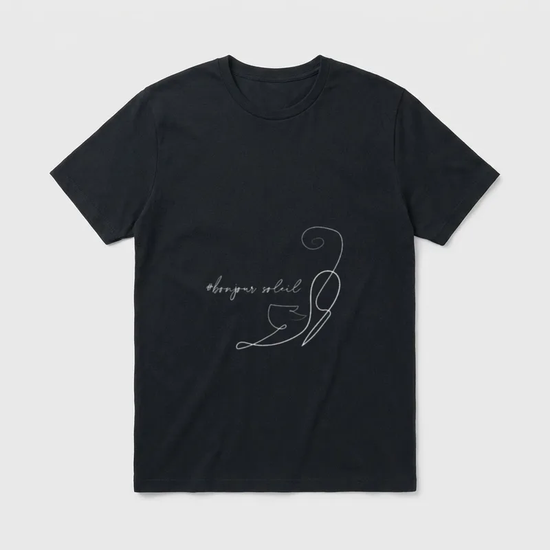 Yoga für Frauen Yoga T-Shirt – Klassisches T-Shirt in Schwarz