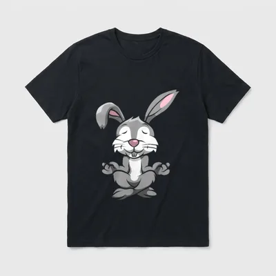 Kaninchen Hamster Hund T-Shirt – Klassisches T-Shirt in Schwarz