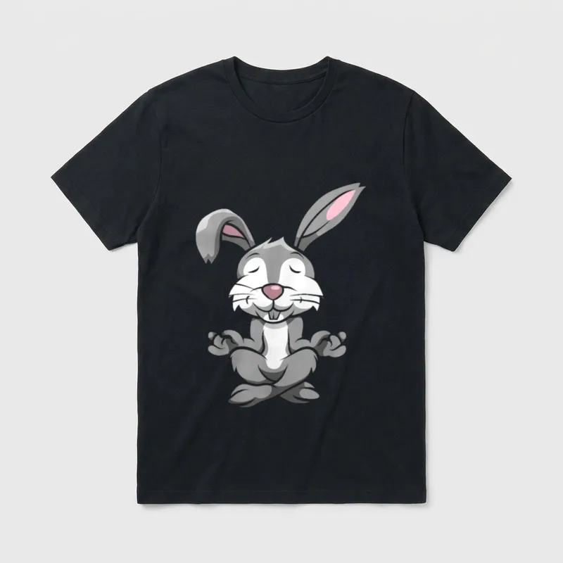 Kaninchen Hamster Hund T-Shirt – Klassisches T-Shirt in Schwarz