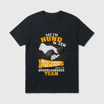 Hundebesitzer Hundesprüche Spruch Hunde T-Shirt – Klassisches T-Shirt in Schwarz