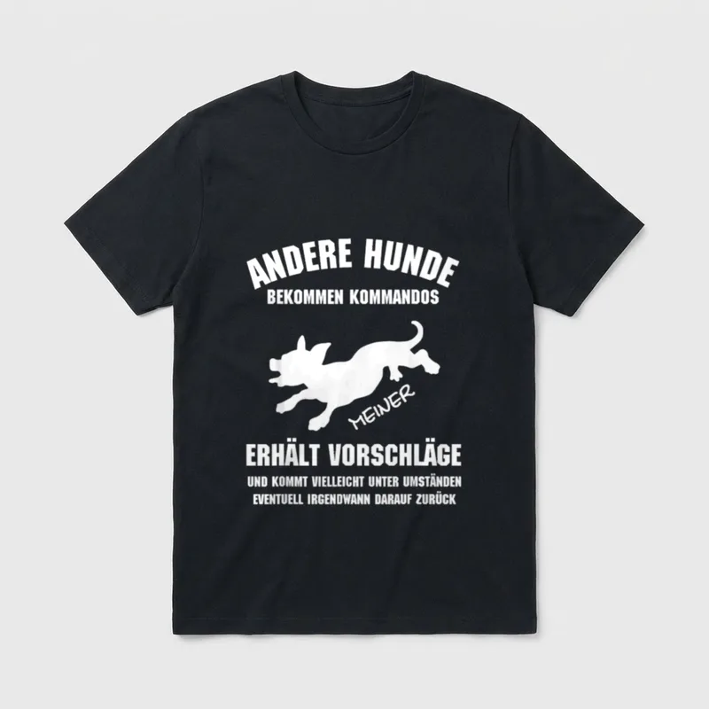 Hundebesitzer Andere Hunde bekommen T-Shirt – Klassisches T-Shirt in Schwarz
