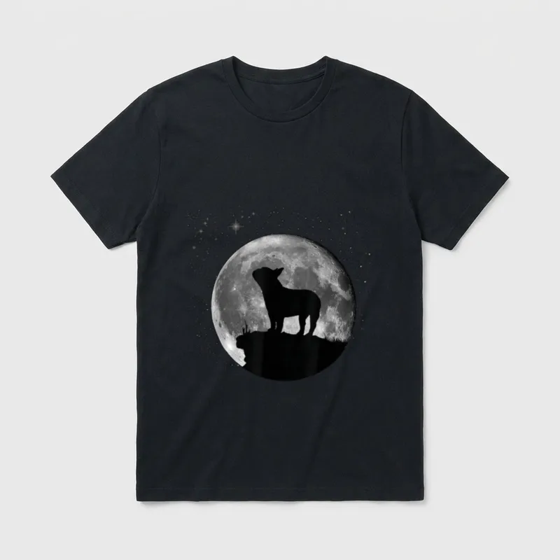 Französische Bulldogge Hunde T-Shirt – Klassisches T-Shirt in Schwarz