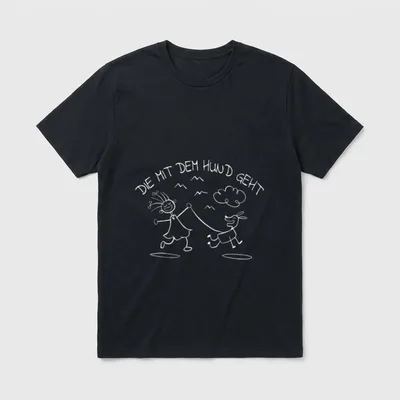 Lustige Sprüche Hundefreund Hunde T-Shirt – Klassisches T-Shirt in Schwarz