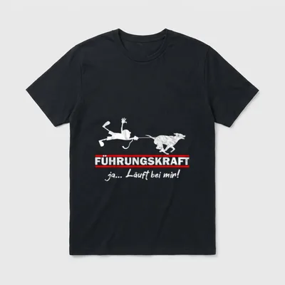 Hundebesitzer Führungskraft Hund T-Shirt – Klassisches T-Shirt in Schwarz