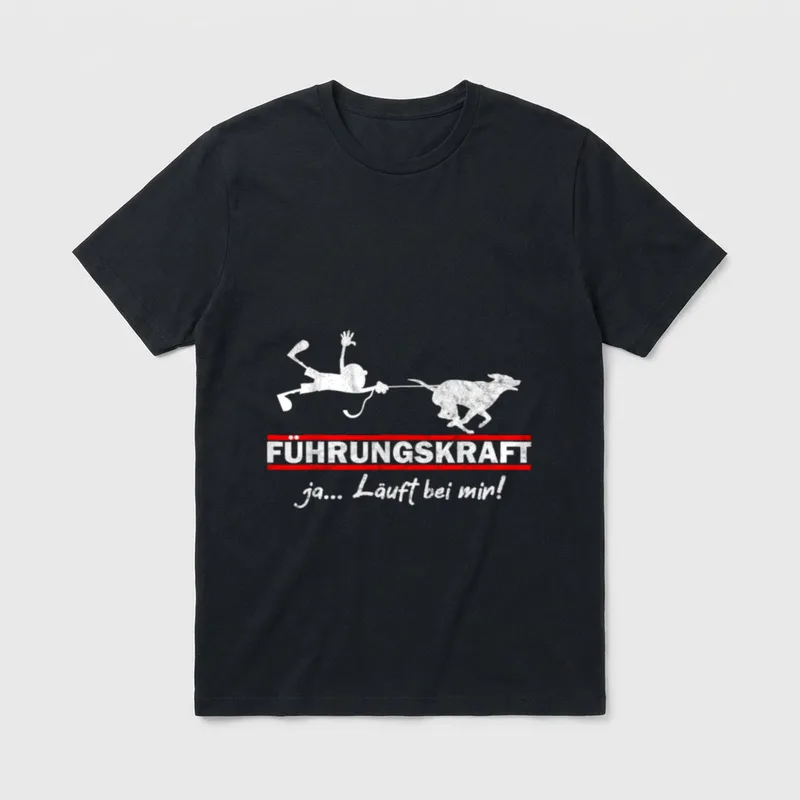 Hundebesitzer Führungskraft Hund T-Shirt – Klassisches T-Shirt in Schwarz