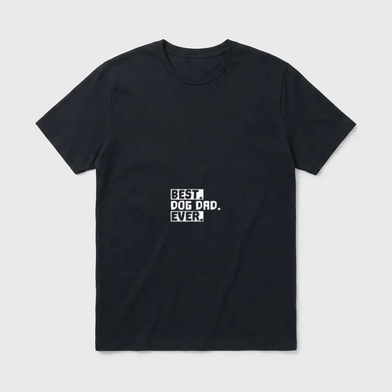 Hunde-Halter Sprüche Motiv Best T-Shirt – Klassisches T-Shirt in Schwarz