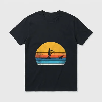 Tolles SUP Stand up T-Shirt – Klassisches T-Shirt in Schwarz