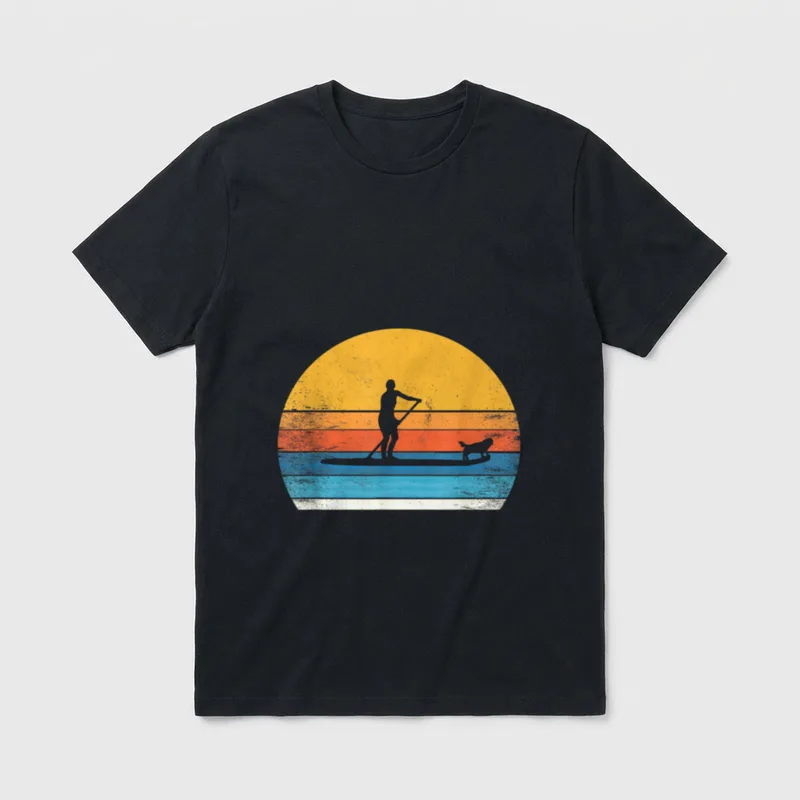 Tolles SUP Stand up T-Shirt – Klassisches T-Shirt in Schwarz