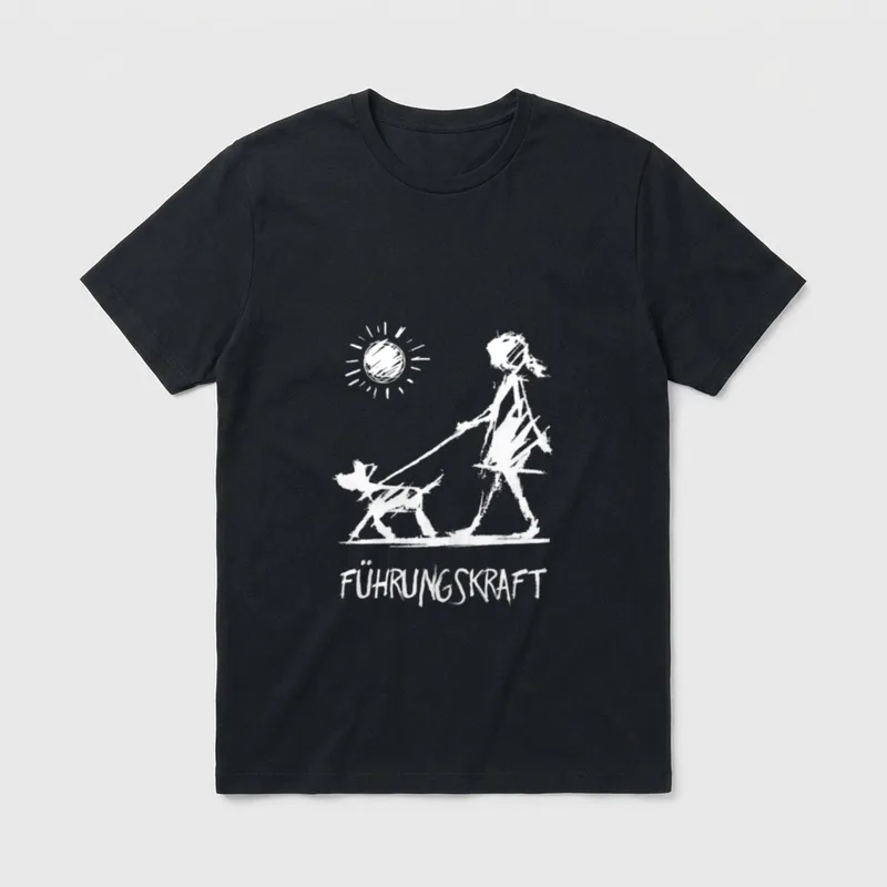 Führungskraft Lustige Hunde Sprüche T-Shirt – Klassisches T-Shirt in Schwarz