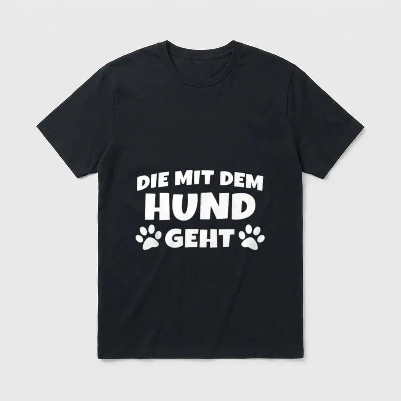 Haustier Hunde Besitzer Lustiger T-Shirt – Klassisches T-Shirt in Schwarz