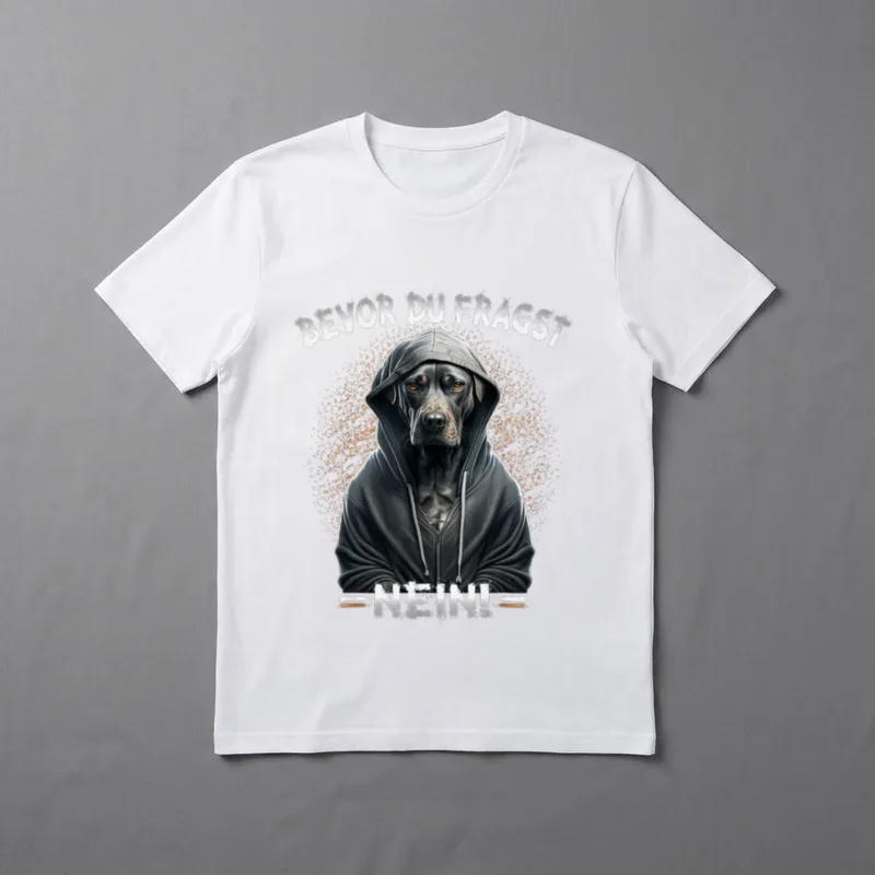 Bevor Du Fragst Nein! T-Shirt – Klassisches T-Shirt in Schwarz