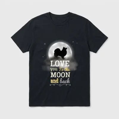 Deutscher Spitz Hunde Lustige Hundesprüche T-Shirt – Klassisches T-Shirt in Schwarz
