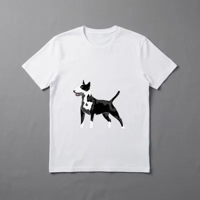 Bullterrier Hund Dog T-Shirt – Klassisches T-Shirt in Schwarz
