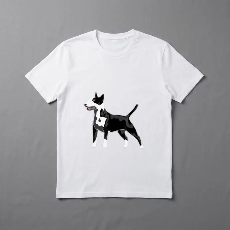Bullterrier Hund Dog T-Shirt – Klassisches T-Shirt in Schwarz