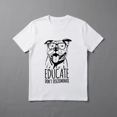 Kampfhunde Ausbilden Nicht Diskriminieren T-Shirt – Klassisches T-Shirt in Schwarz