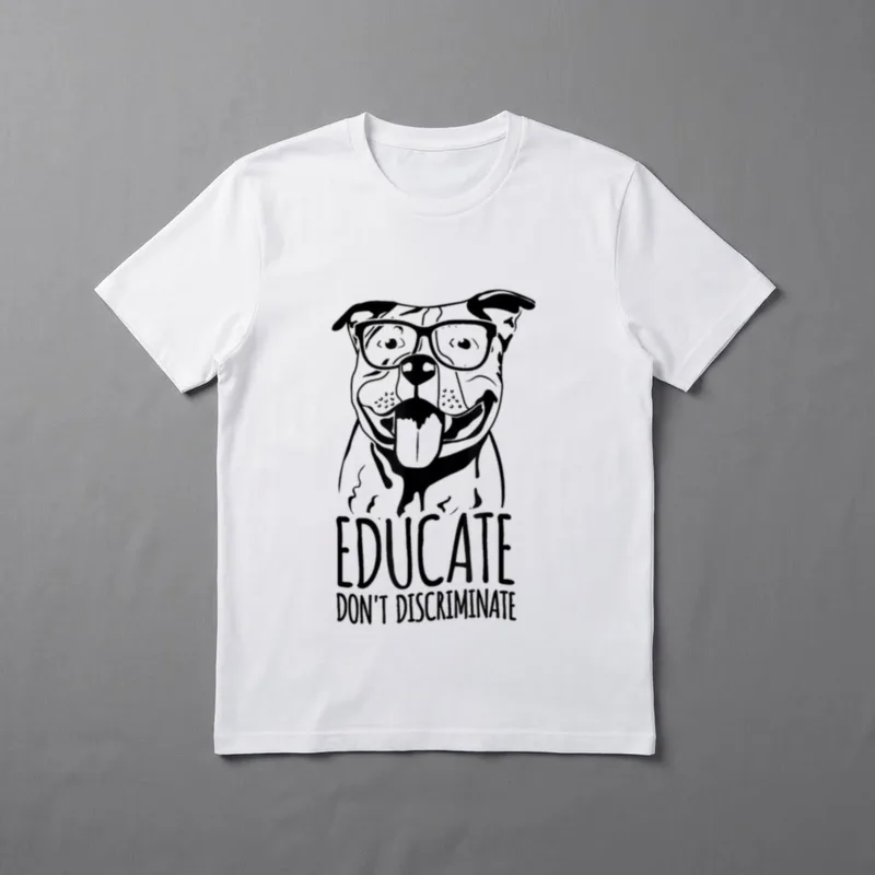 Kampfhunde Ausbilden Nicht Diskriminieren T-Shirt – Klassisches T-Shirt in Schwarz