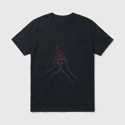 Pfote Menschenhand Hund Hunde Lustige Hundesprüche T-Shirt – Klassisches T-Shirt in Schwarz