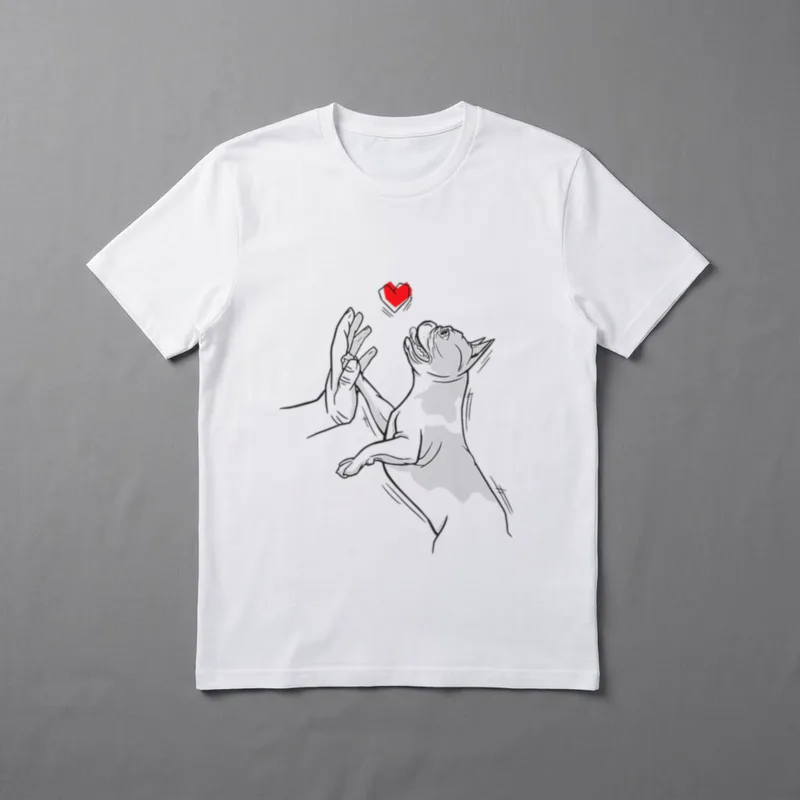 Französische Bulldoggen Hundeliebhaber Französische T-Shirt – Klassisches T-Shirt in Schwarz