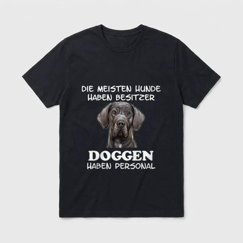 Deutsche Dogge Hundebesitzer Hund T-Shirt – Klassisches T-Shirt in Schwarz
