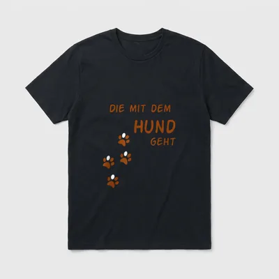 Hunde Liebhaber für Männer T-Shirt – Klassisches T-Shirt in Schwarz