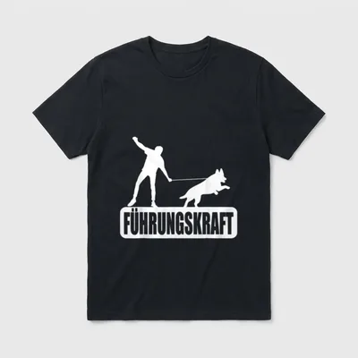 Leadership Hundebesitzer zum Spazierengehen T-Shirt – Klassisches T-Shirt in Schwarz