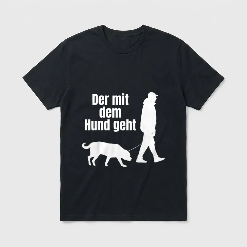 Lustiges Hundebesitzer T-Shirt – Klassisches T-Shirt in Schwarz