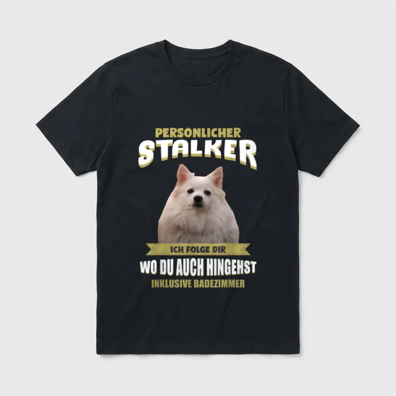 Deutscher Spitz Deutschen Spitz T-Shirt – Klassisches T-Shirt in Schwarz
