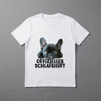 Hundeliebhaber Lustig Offizielles Schlafshirt T-Shirt – Klassisches T-Shirt in Schwarz