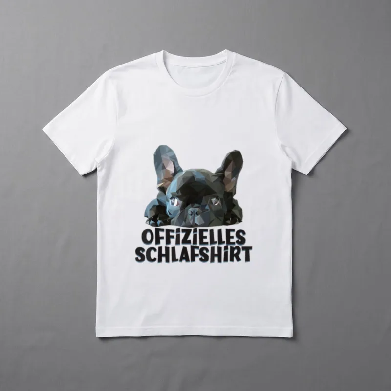 Hundeliebhaber Lustig Offizielles Schlafshirt T-Shirt – Klassisches T-Shirt in Schwarz