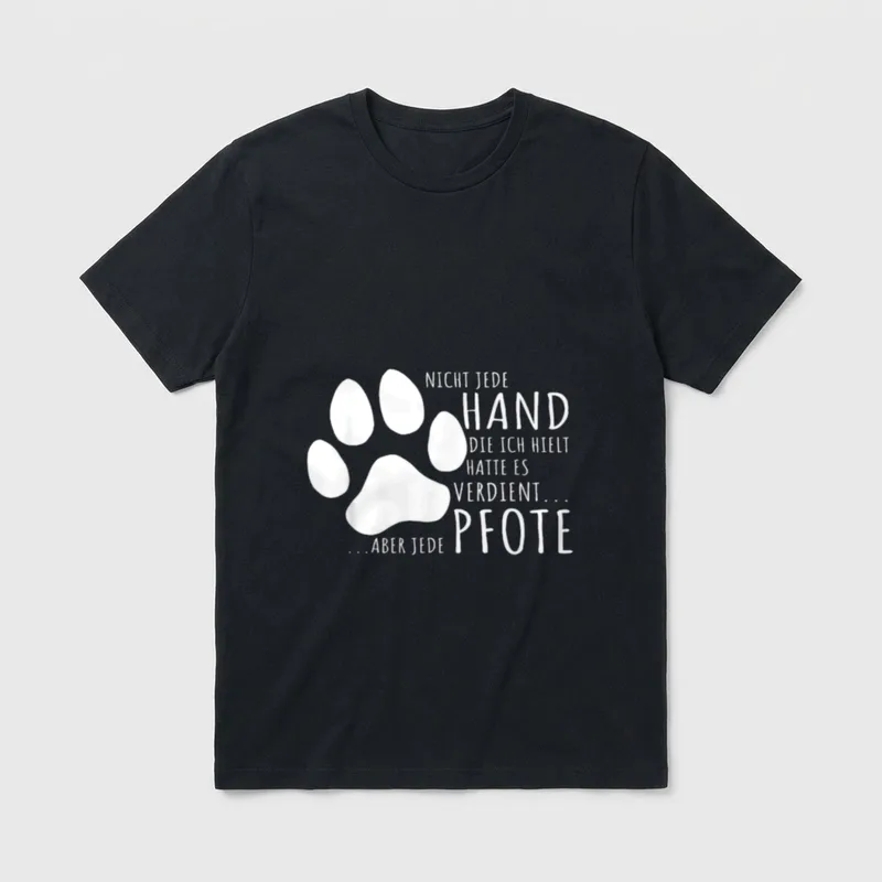Nicht jede Hand T-Shirt – Klassisches T-Shirt in Schwarz